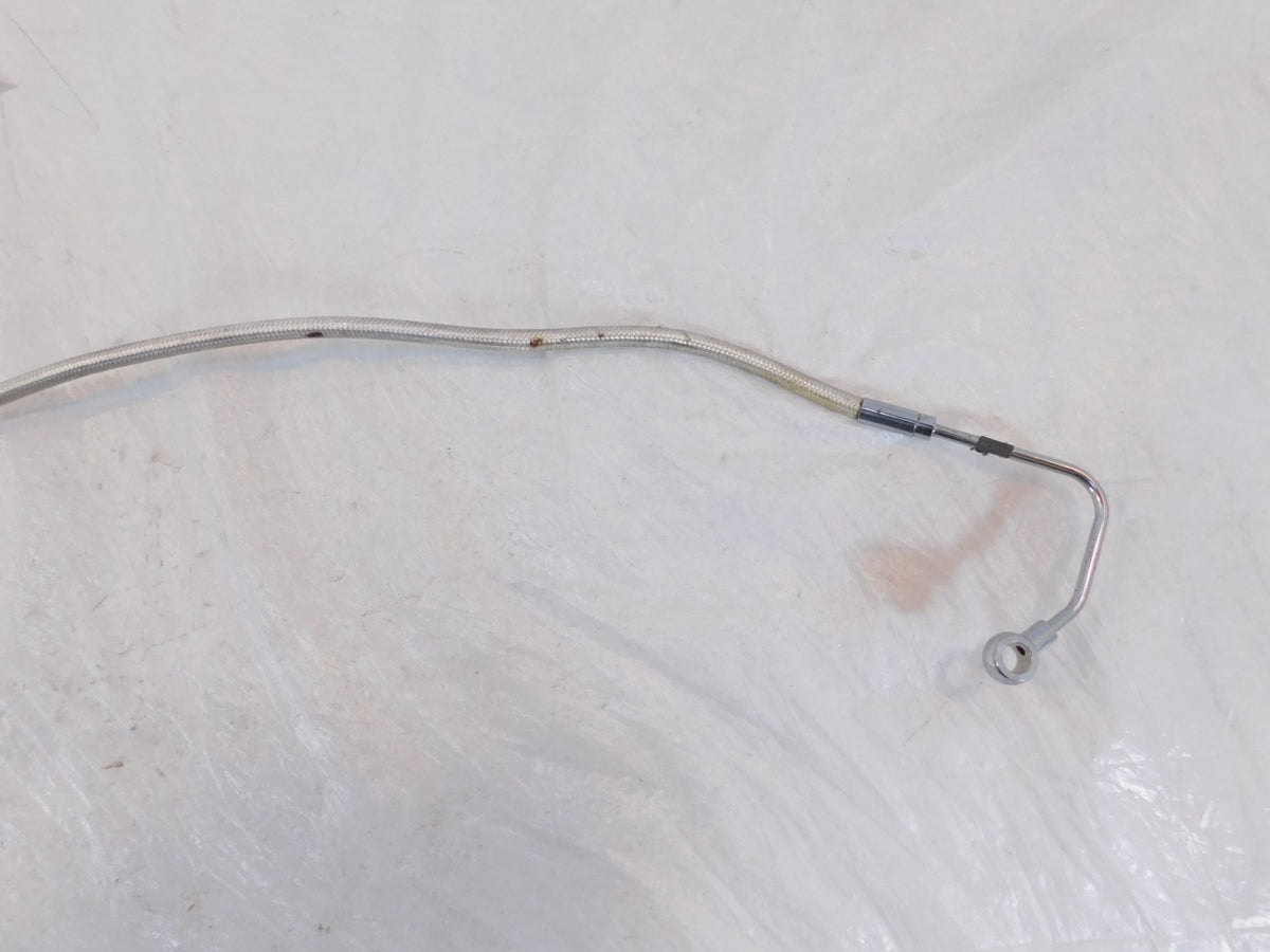 09 Harley Davidson CVO Road Glide Front Master Cylinder to ABS Brake Hose Line - C3 Cycle