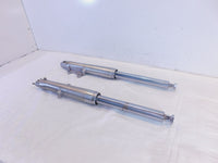 Bent Harley Davidson Road King Electra Glide Chrome Front Suspension Fork Shocks - C3 Cycle
