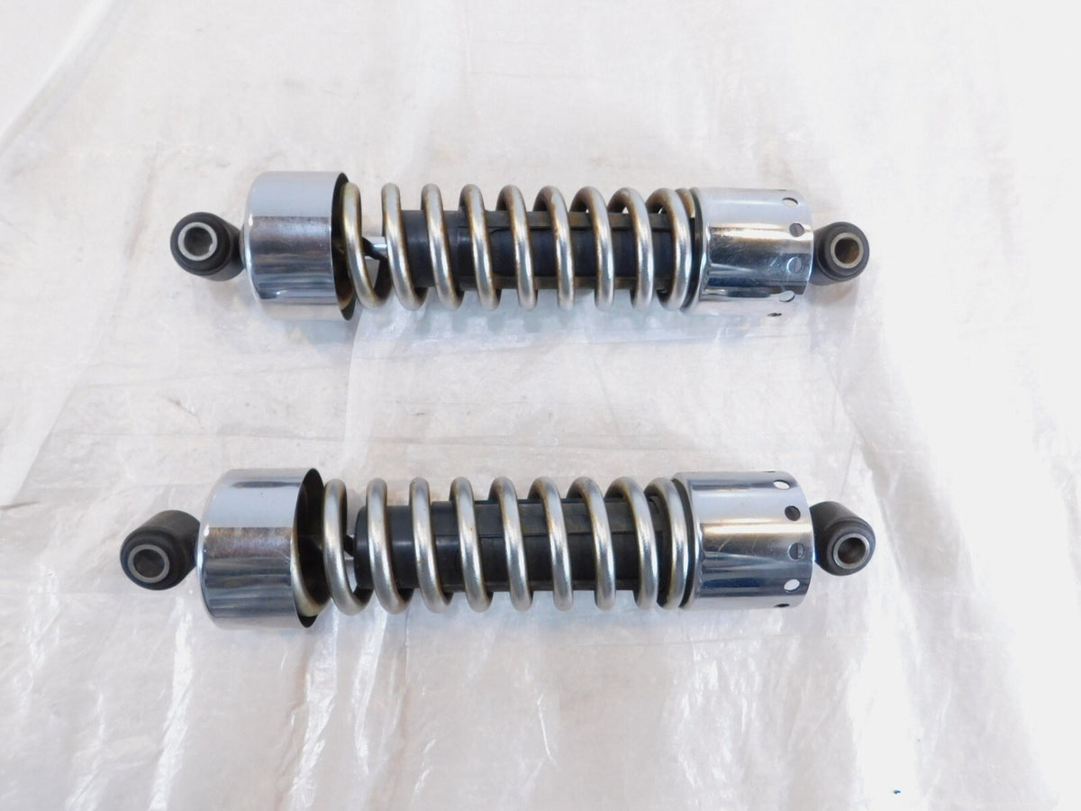 Harley Davidson Dyna Wide Glide & Street Bob Chrome Rear Shock Absorbers 12"
