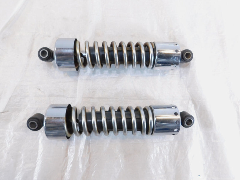 Harley Davidson Dyna Wide Glide & Street Bob Chrome Rear Shock Absorbers 12"