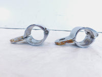 Harley Electra Glide & Road King Highway Footrest Footpeg Mount Clamp Brackets - C3 Cycle