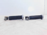 Harley Davidson FXR Dyna Sportster & Softail Black Rubber Footpegs Footrests - C3 Cycle