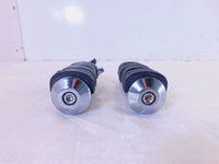 Harley Touring FXR Dyna Sportster & Softail Chrome & Rubber Footpegs Footrests - C3 Cycle