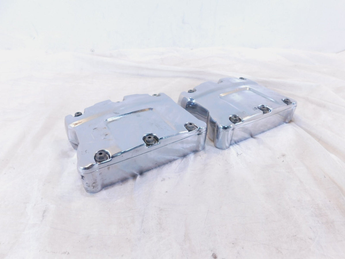 Harley Davidson Touring Dyna & Softail Chrome Cylinder Head Rocker Boxes - C3 Cycle