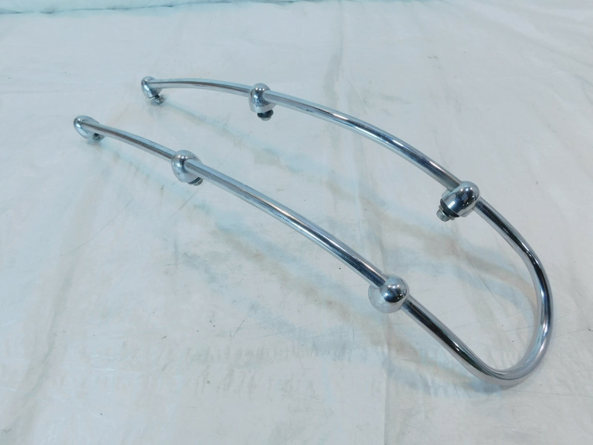 2004 04 Kawasaki Vulcan 1500 VN1500 Nomad Fi Right Saddlebag Upper Rail Guard - C3 Cycle