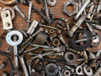 2001 Harley Davidson Sportster XL883 Hugger Nuts Bolts & Brackets Parts Box Lot - C3 Cycle