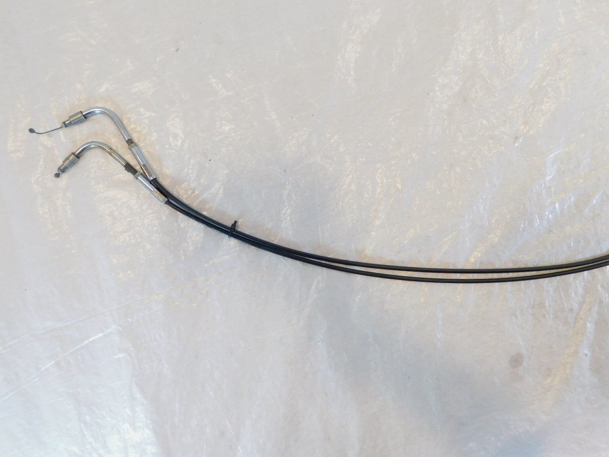 1999-2009 Harley Davidson Softail FXSTBI Night Train Throttle & Idle Cable Set - C3 Cycle