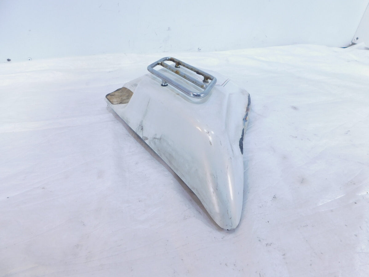 Harley Touring Road King Electra Glide Ultra Classic White Left Side Cover - C3 Cycle