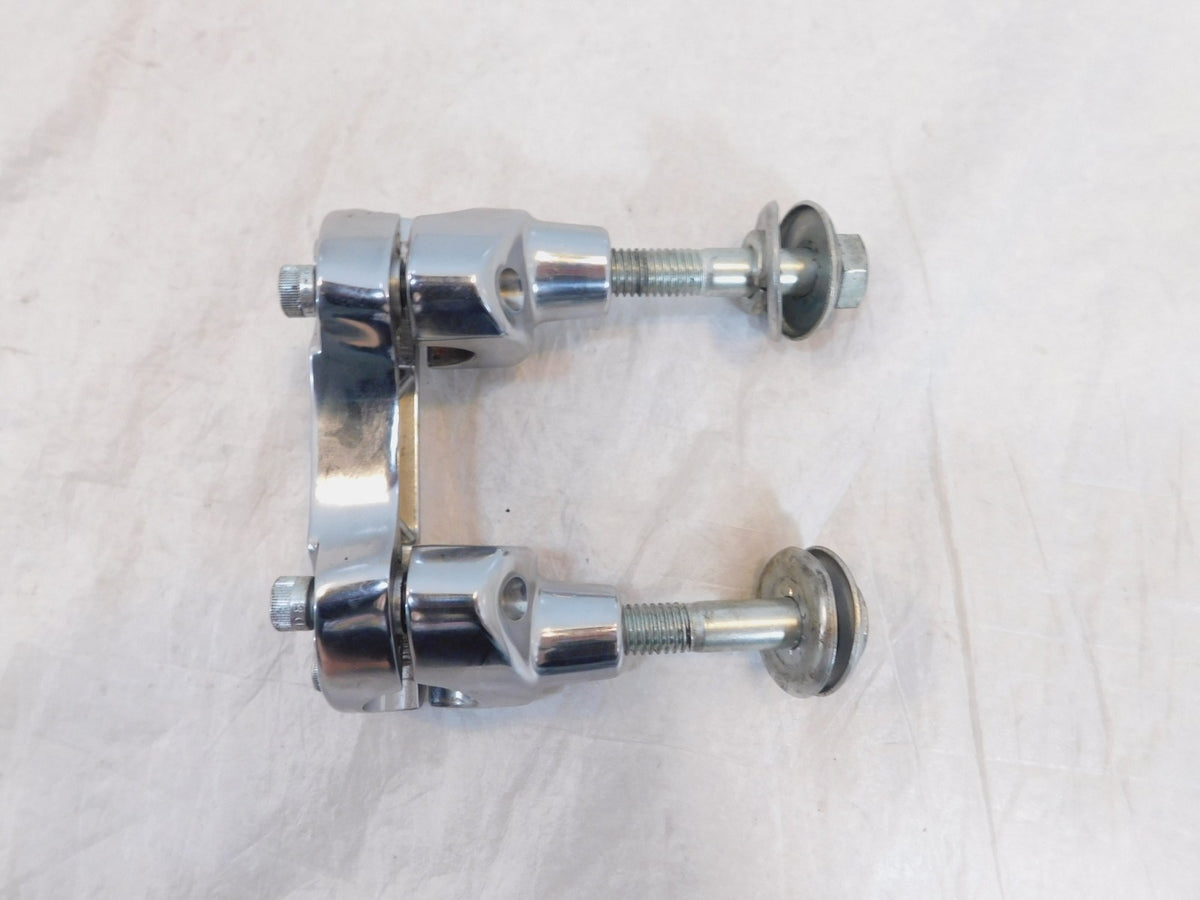 2000-06 Harley Davidson Softail Heritage Classic Handlebar Riser Clamp Brackets - C3 Cycle