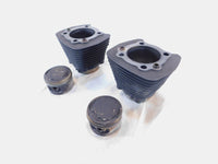 1999-2001 Buell X1 Lightning Black Front & Rear Cylinder Barrel Jugs w/ Pistons - C3 Cycle