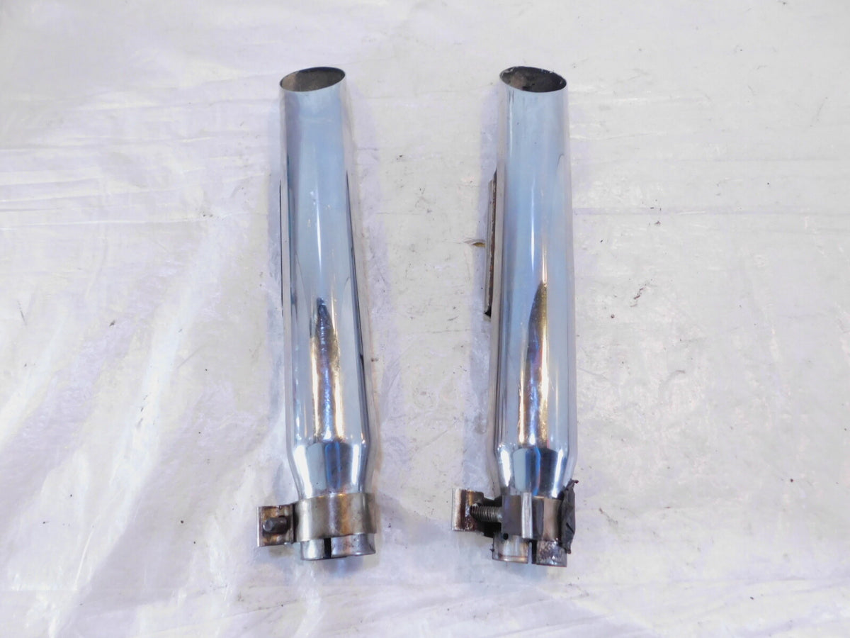 1991-1994 Harley Davidson Dyna Low Rider & Wide Glide Slash Cut Pipe Mufflers - C3 Cycle