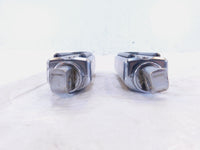 Harley Touring CVO Dyna Sportster & Softail Chrome & Rubber Footpegs Footrests