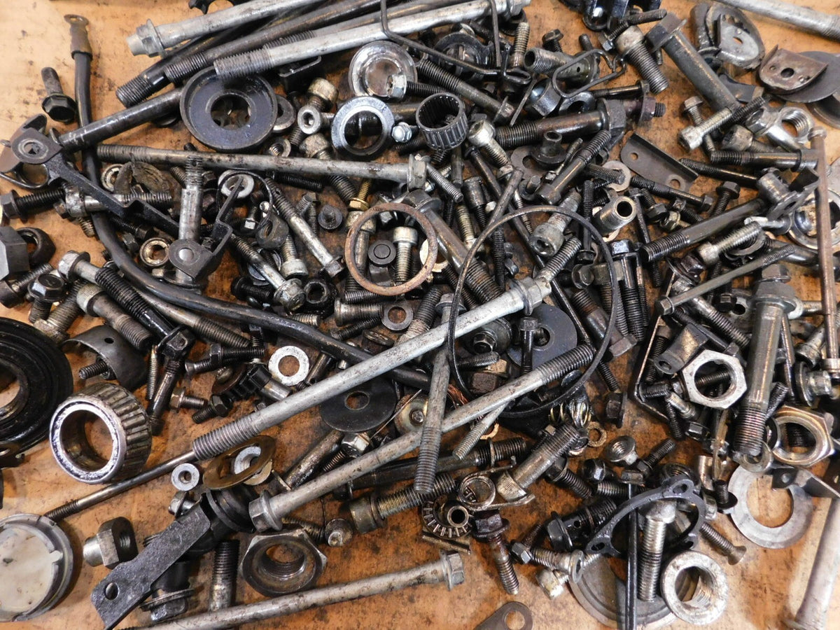 1991 Kawasaki Ninja ZX-11 ZX1100 Misc Nuts Bolts Brackets Hardware Parts Box Lot - C3 Cycle