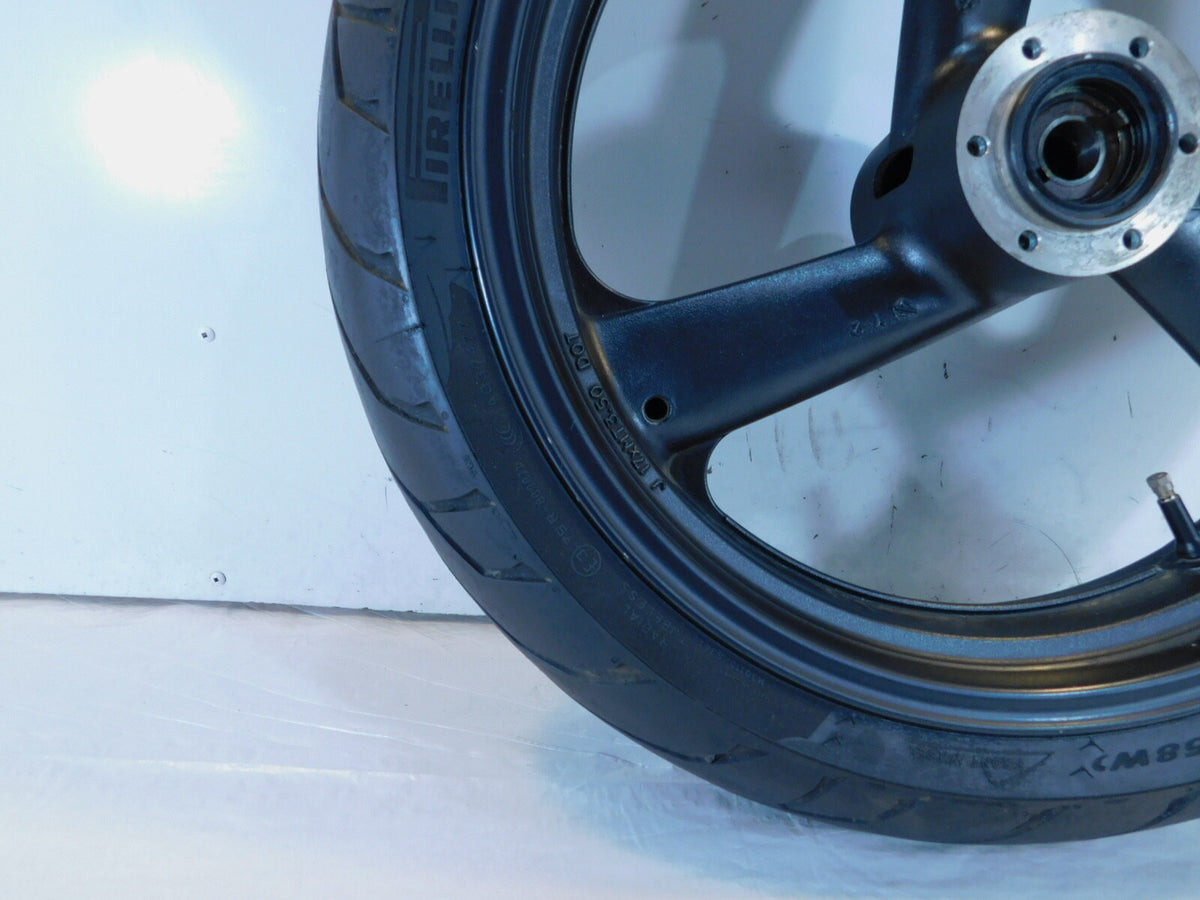 Yamaha FZR1000 YZF750R & YZF750 3 Spoke Black Cast Front Wheel Rim Hub & Tire