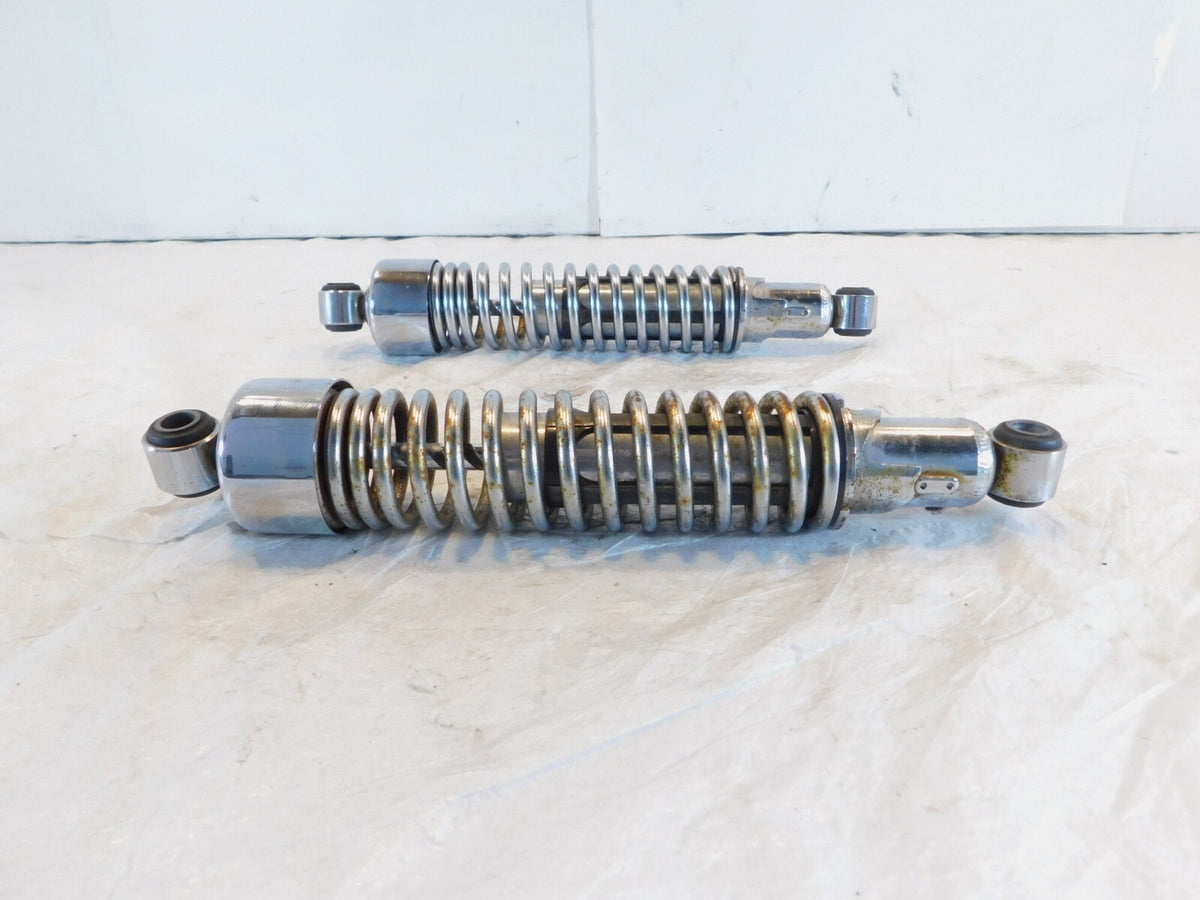 Harley Davidson Sportster 883 & 1200 Pair Chrome Rear Shock Absorbers - 13.25 in
