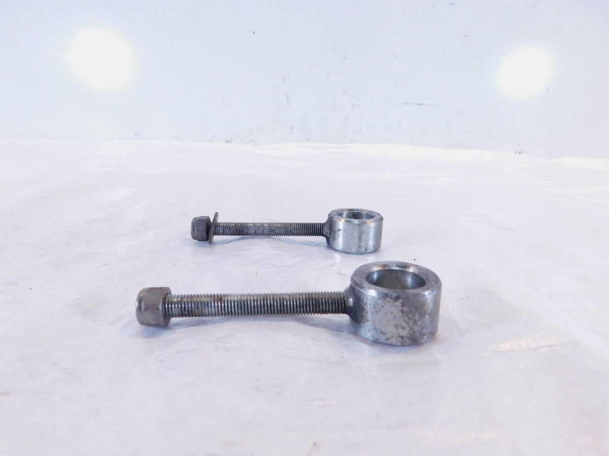 Indian Gilroy Scout Chief & Spirit Chrome Rear Wheel Axle Adjuster Bolts w/ Nuts - C3 Cycle