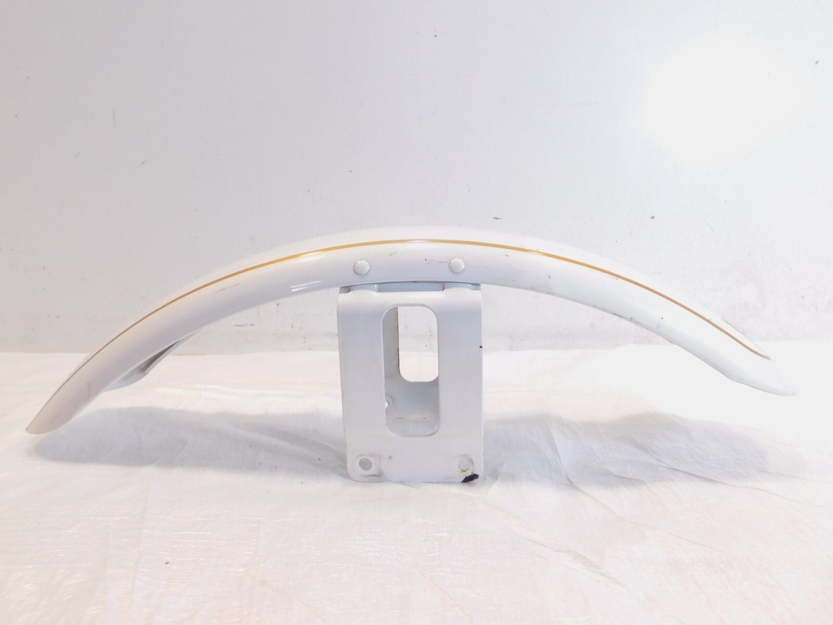 Harley Davidson Sportster 883 & 1200 & Dyna White Front Wheel Cover Fender - C3 Cycle