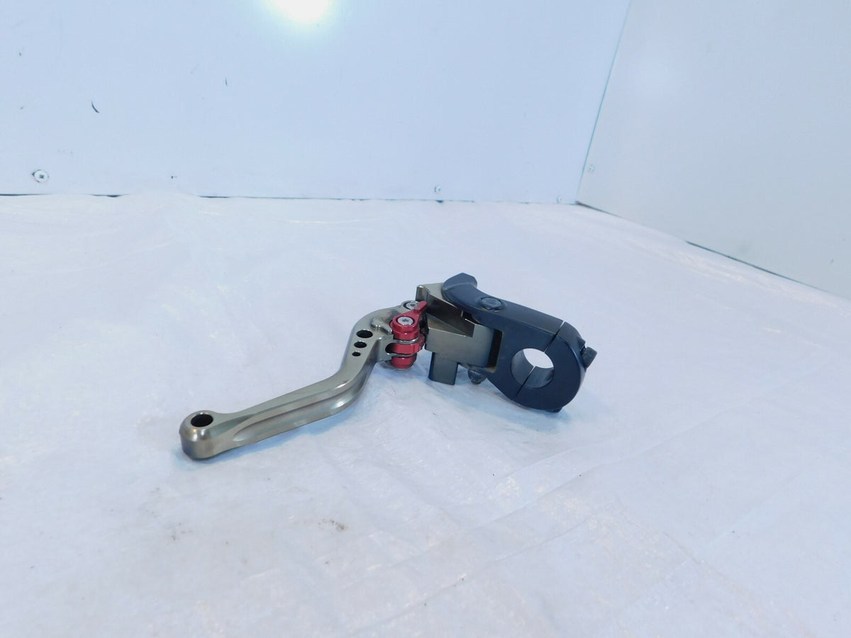 Kawasaki EX650 Ninja 650 Black Clutch Perch Bracket w/ Left Clutch Hand Lever - C3 Cycle
