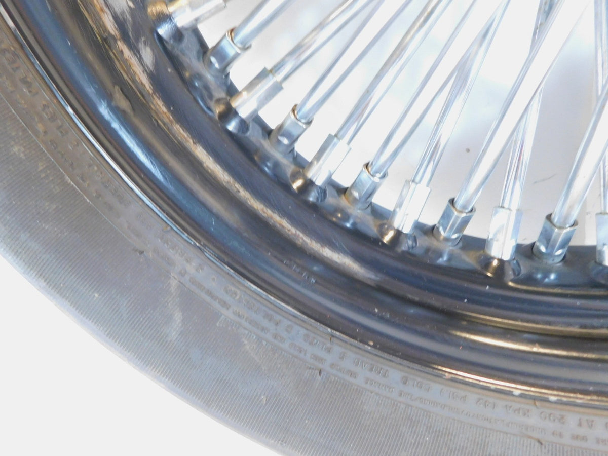 Harley Davidson Softail Heritage Classic & Deluxe Black Laced Rear Wheel Rim - C3 Cycle