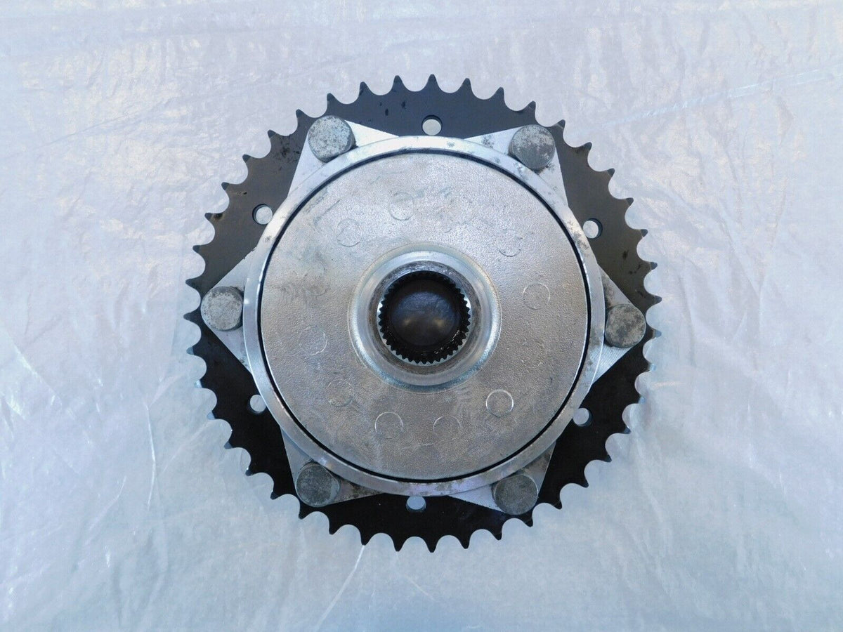 02-08 Honda Interceptor 800 VFR800 Rear Wheel Drive Hub Flange & Driven Sprocket - C3 Cycle