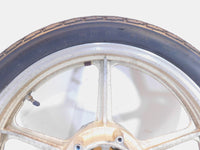 1990-1997 90-97 Yamaha Virago 750 XV750 Silver Cast Front Wheel Rim & Tire - C3 Cycle