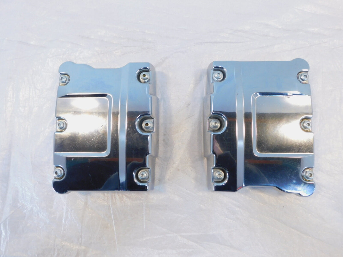 Harley Davidson Touring Dyna & Softail Chrome Cylinder Head Rocker Boxes - C3 Cycle