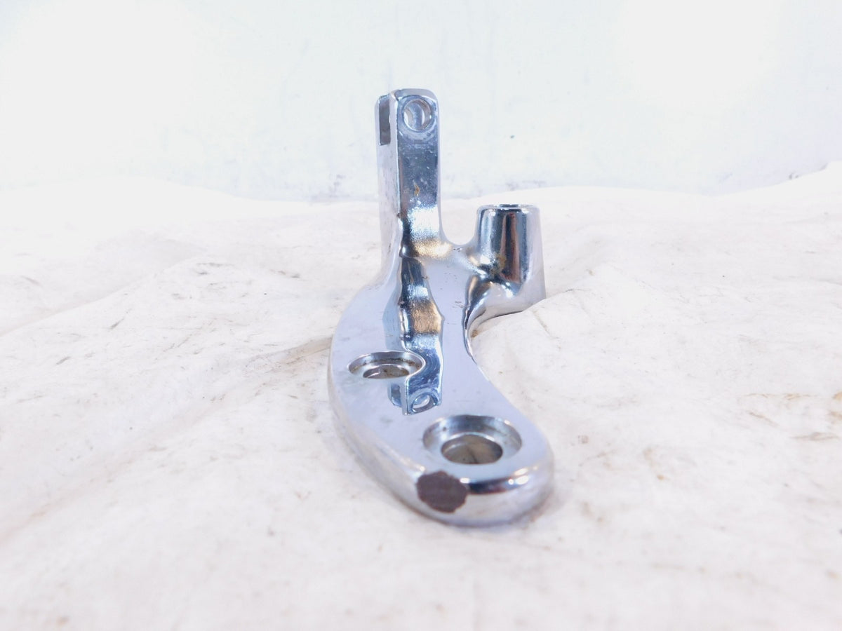 Harley Davidson Dyna FXDWG Wide Glide Black Left Forward Controls Mount Bracket - C3 Cycle