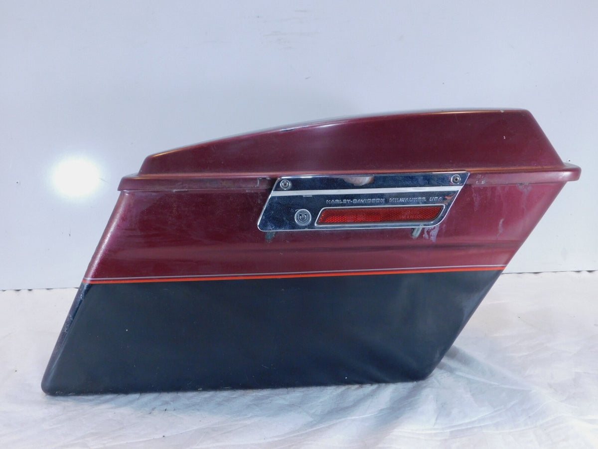 Harley Davidson Road King Street & Electra Glide Red Right Luggage Bag Saddlebag - C3 Cycle