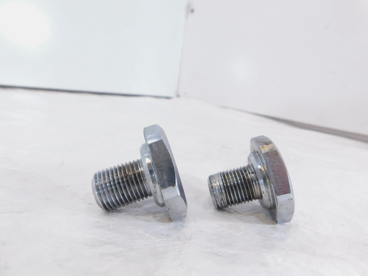 Two Harley Davidson Touring Dyna & Softail Wide Glide Front Fork Tube Plug Caps - C3 Cycle