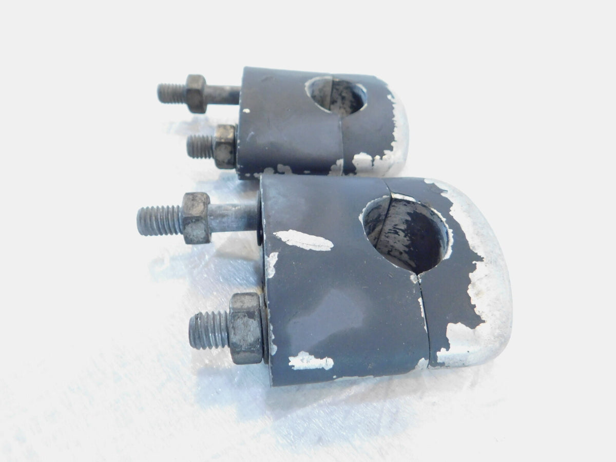 BMW Airhead R100 R60 R75 R80 R90 /6 R100S Handlebar Riser Clamp Mount Brackets - C3 Cycle