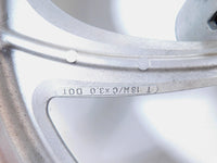 2008-2009 Victory Vision Touring Silver Cast Front Wheel Rim & Tire - Bent - C3 Cycle