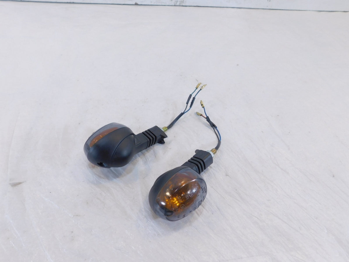 Buell XB XB9 XB12 Lightning Ulysses & Blast Black Front Turn Signal Indicators - C3 Cycle