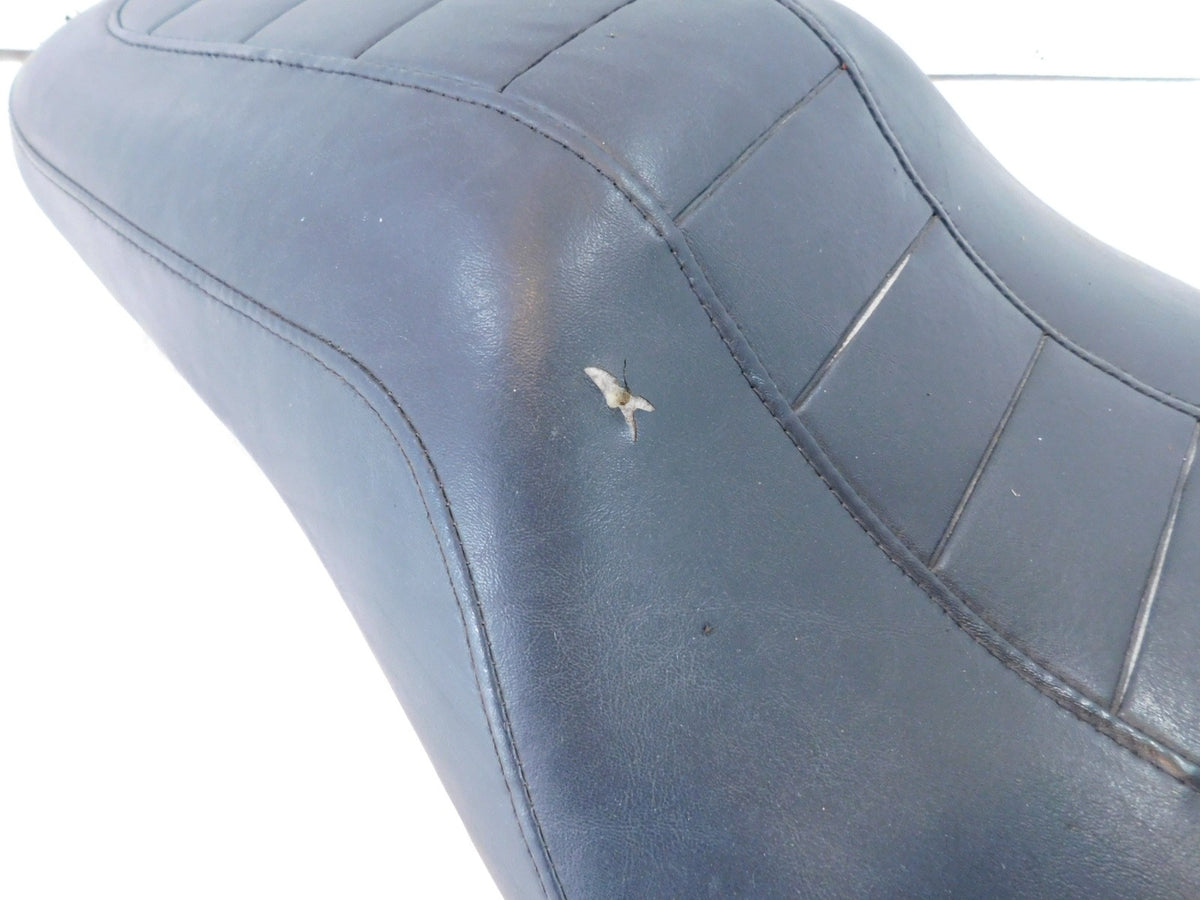 07-14 Harley Davidson Dyna FXDC Super Glide Custom Black Passenger Driver Seat - C3 Cycle