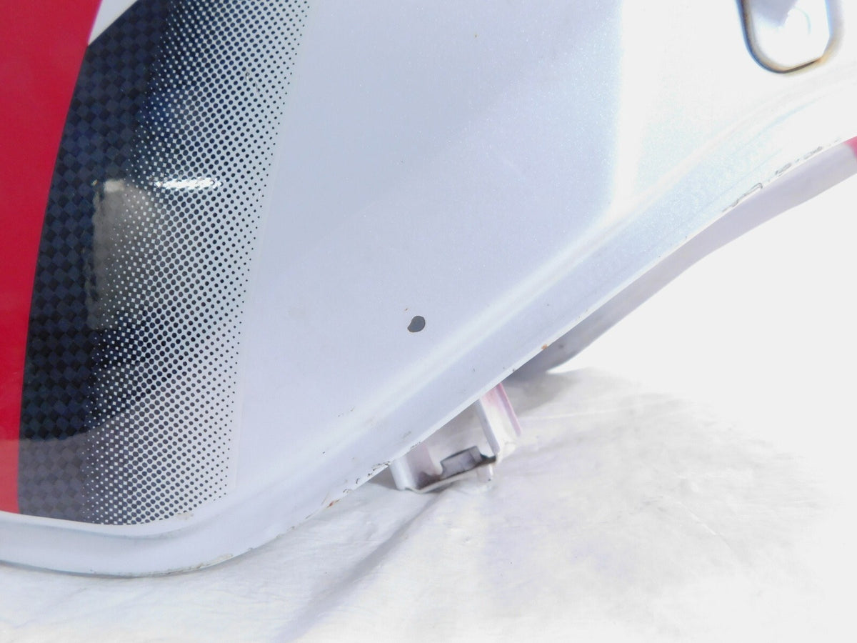 1999-2002 Yamaha YZFR6 YZF R6 Red White Gas Petrol Fuel Tank Reservoir - Dented - C3 Cycle