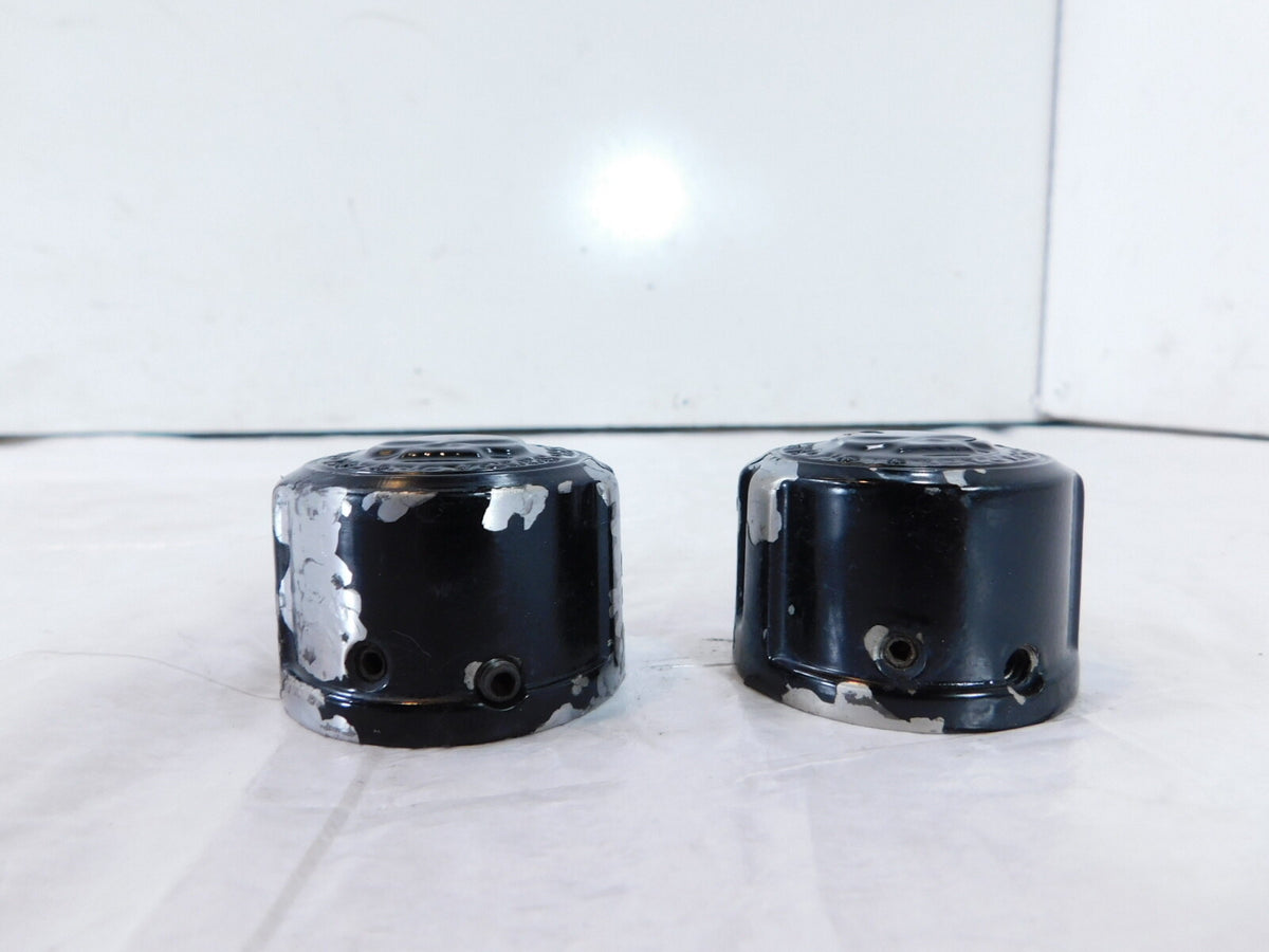 Harley Davidson Touring Dyna & Softail Willie G Skull Front Axle Nut Covers - C3 Cycle