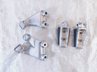 1985-95 Yamaha V-Max VMX 1200 VMX1200 Front Left/Right Mount Brackets & Footpegs - C3 Cycle