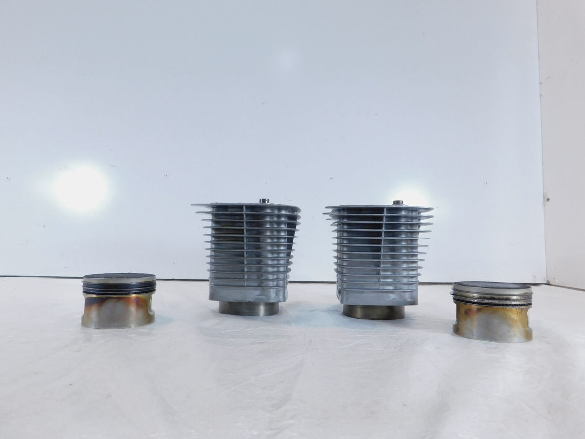 Harley Davidson Electra Glide FXR Softail Silver Front Rear Cylinders & Pistons - C3 Cycle
