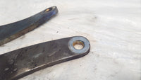 Harley Davidson Dyna Super Glide Low Rider Front Footpeg Footrest Mount Brackets - C3 Cycle