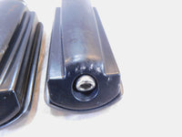Harley Davidson FXR Dyna Sportster & Softail Black Front Footrest Footpeg Pegs - C3 Cycle
