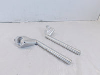 Pair Ducati Sport Touring ST2 & ST4 Silver Front Left/Right Clip-on Handlebars - C3 Cycle