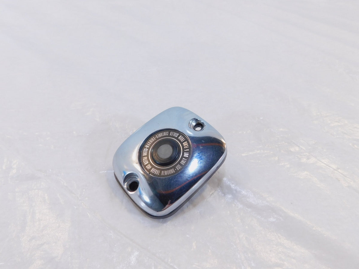 Harley Sportster Softail & Dyna Front Brake Master Cylinder Chrome Cover Cap Lid - C3 Cycle