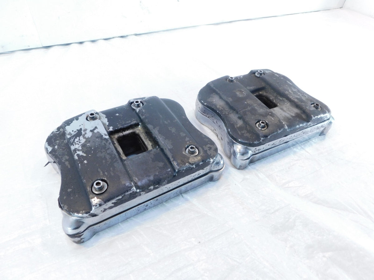 Harley Davidson Sportster 883 1100 1200 Black Cylinder Head Cover Rocker Boxes - C3 Cycle