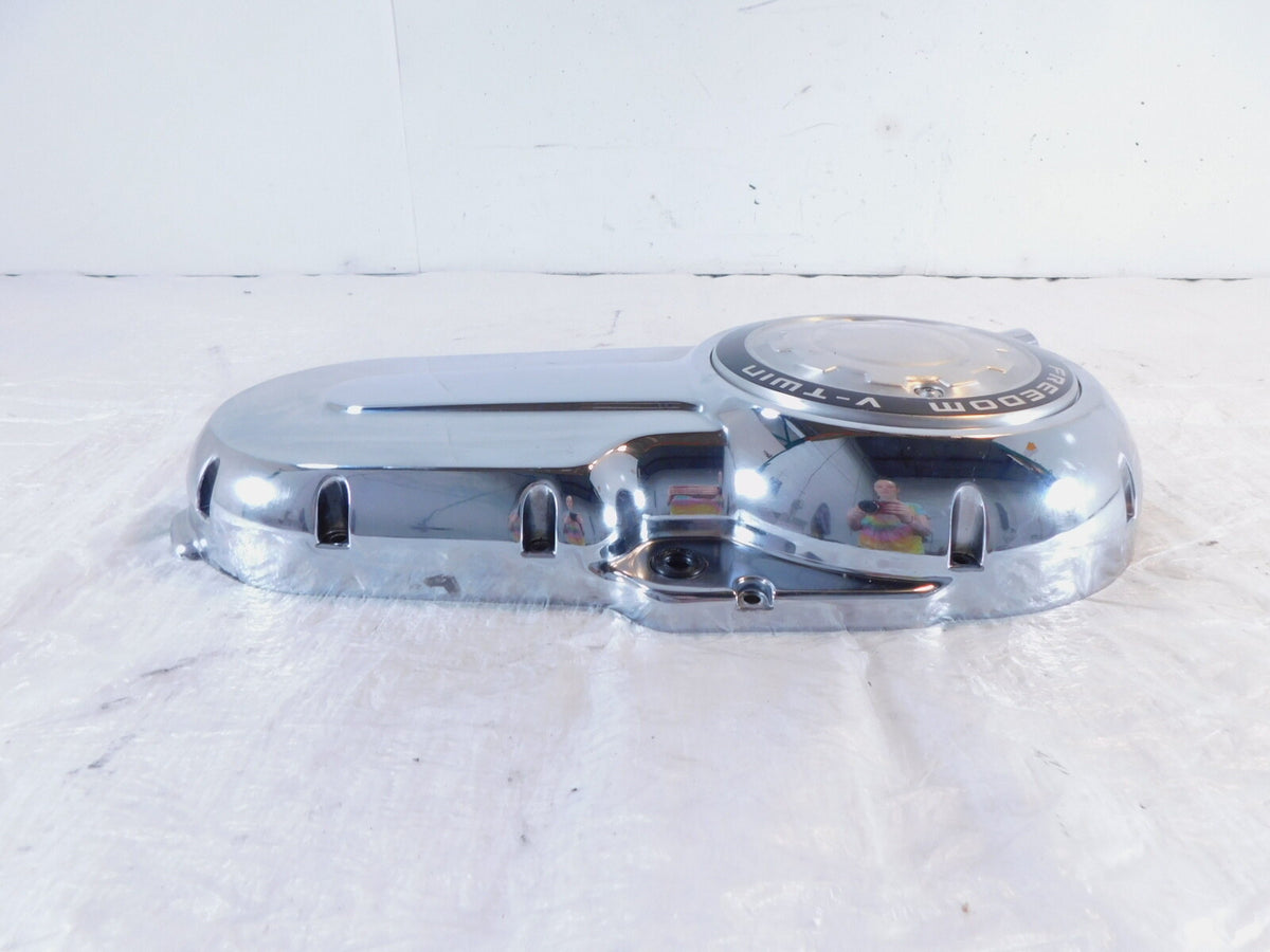08-10 Victory Hammer Kingpin Vegas Vision Left Engine Motor Primary Clutch Cover - C3 Cycle