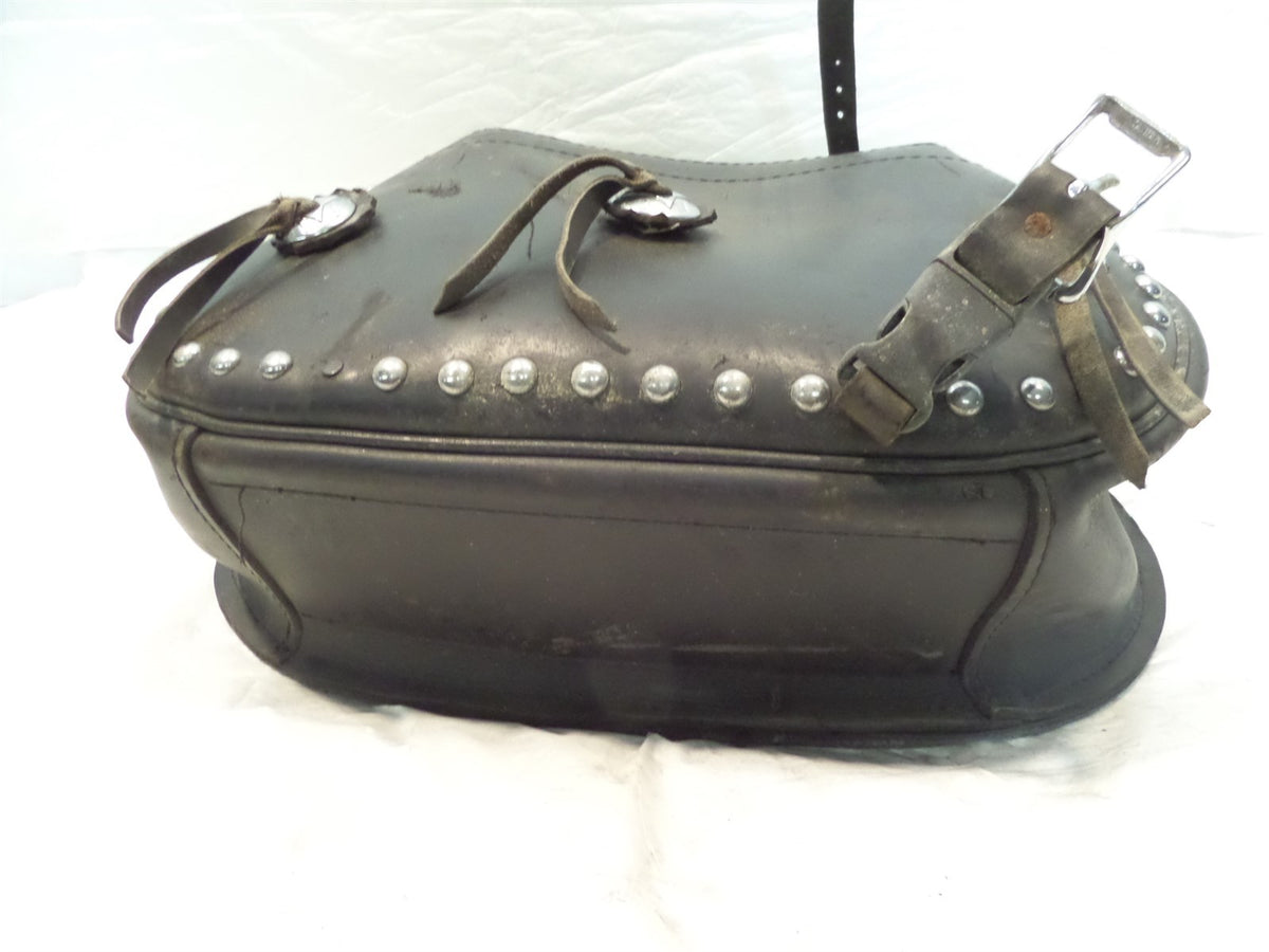 01 2001 Indian Gilroy Scout Right Rear Black Luggage Bag Saddlebag Saddle bag - C3 Cycle