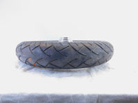 Bent 2004-2006 Victory Kingpin Laced Front Wheel Rim & Tire 18"x3.00" For Repair - C3 Cycle