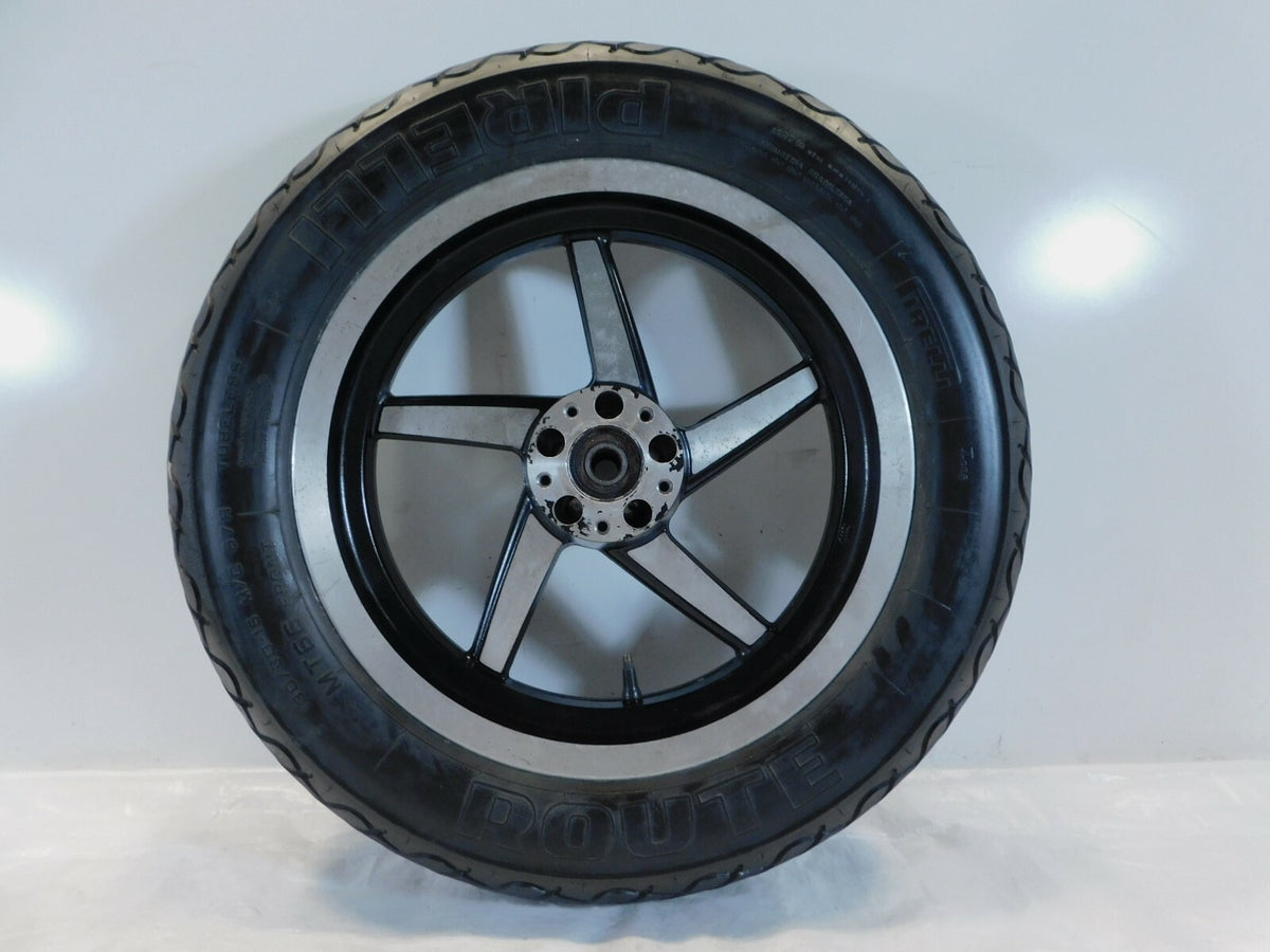 2000 00 Victory Standard V92 Cruiser Cast 5-Spoke Front Wheel Rim & Tire - C3 Cycle