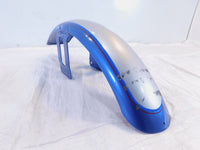 Harley Davidson Sportster 883 & 1200 & Dyna Silver Blue Front Wheel Cover Fender - C3 Cycle