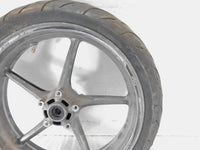 2006-2016 Triumph Daytona 675 Spoked Front Wheel Rim & Tire 3.5" x 17" - Cracked - C3 Cycle