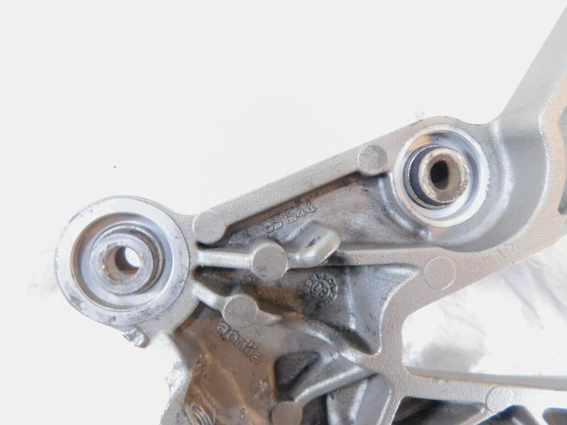 07-09 Aprilia Shiver 750 SL750 Gray Right Side Footrest Foot Peg Mount Bracket