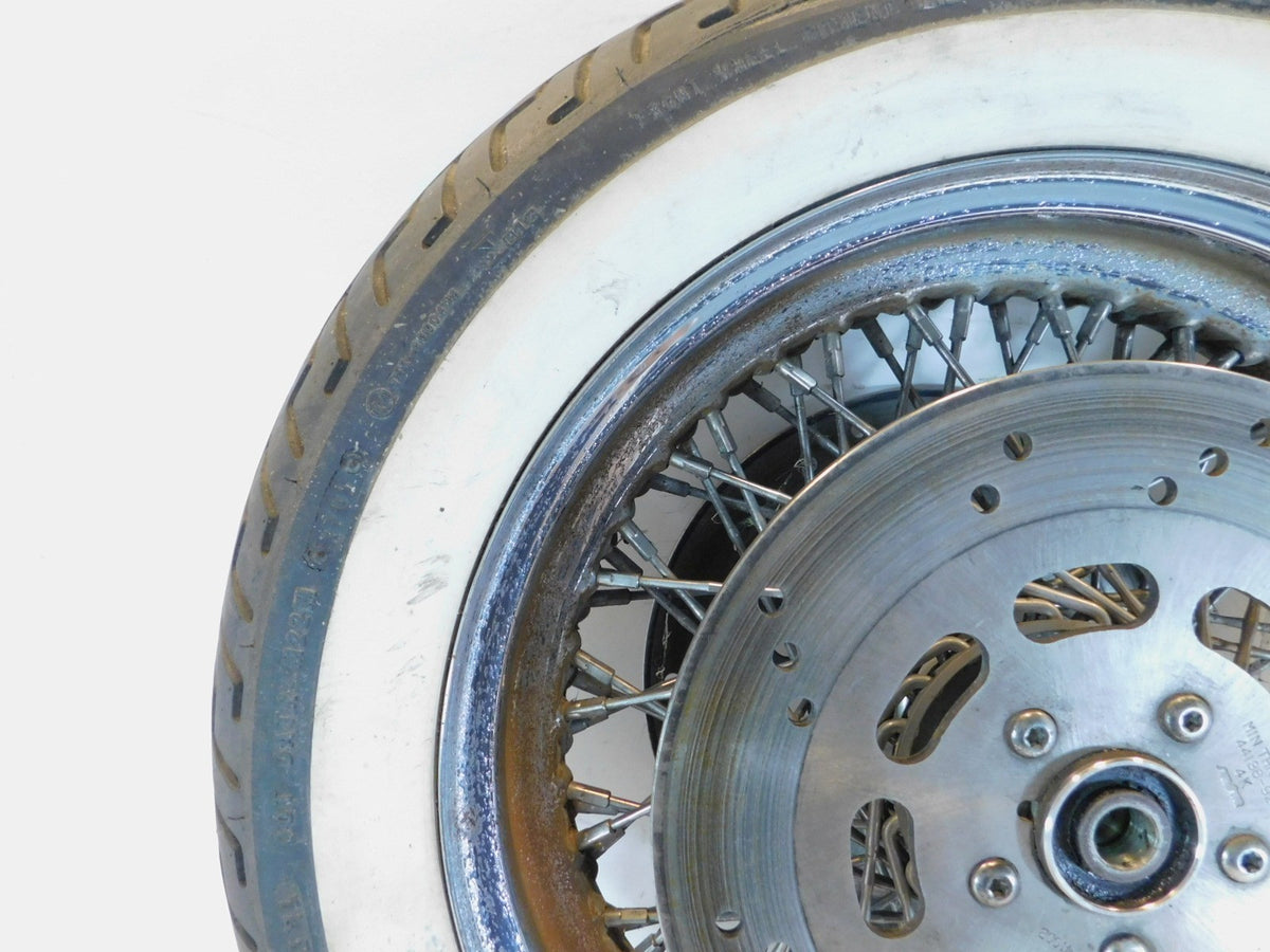 Harley Davidson EVO Touring Electra Glide Chrome Laced Front Wheel Rim & Tire - C3 Cycle